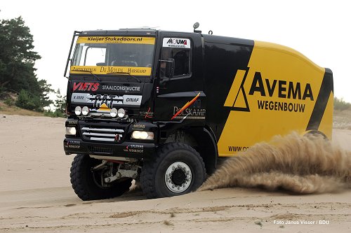 Martin van den Brink met GINAF in Dakar 2009